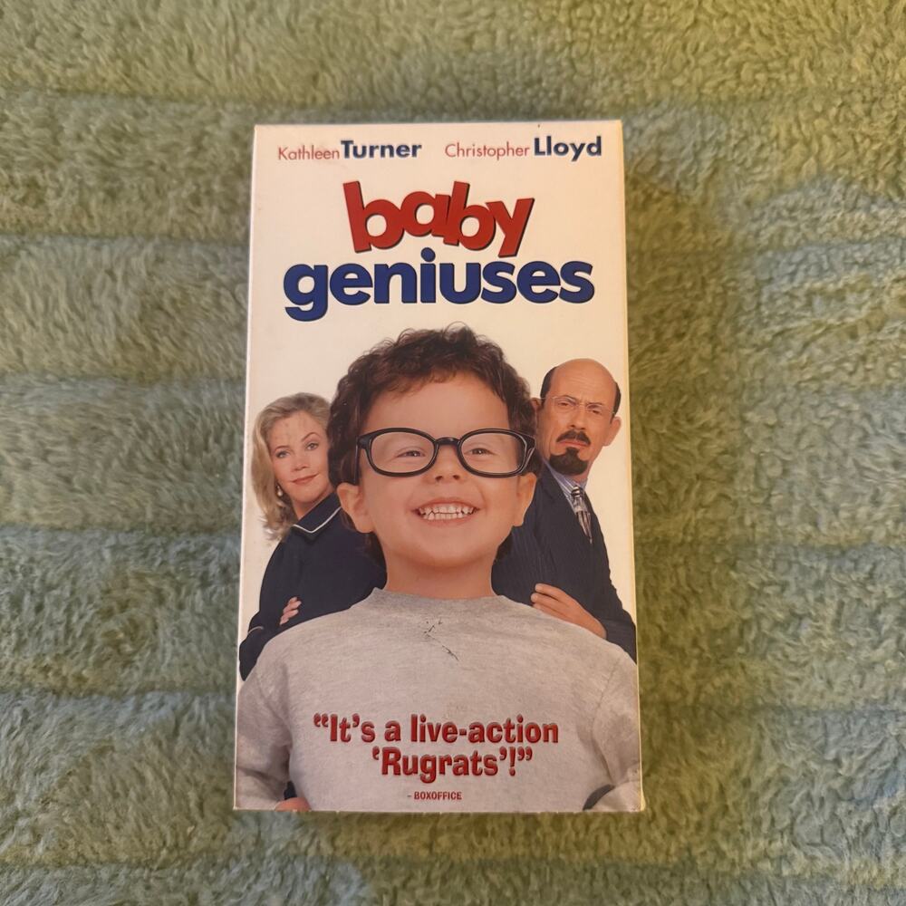 Baby Geniuses (1999) VHS – Tested & Working – Classic Family Comedy